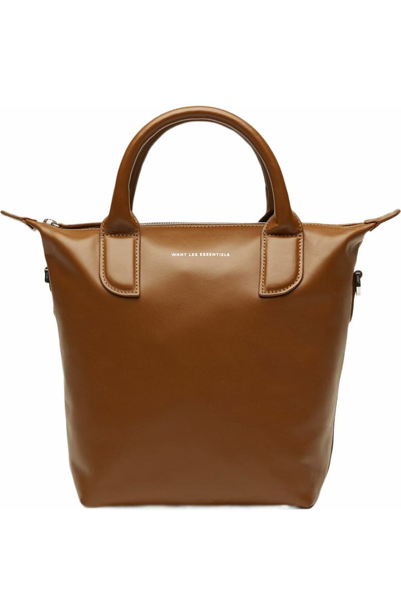 Want Les Essentiels Petit O'Hare Smooth Leather Tote, Main, color, Cuero