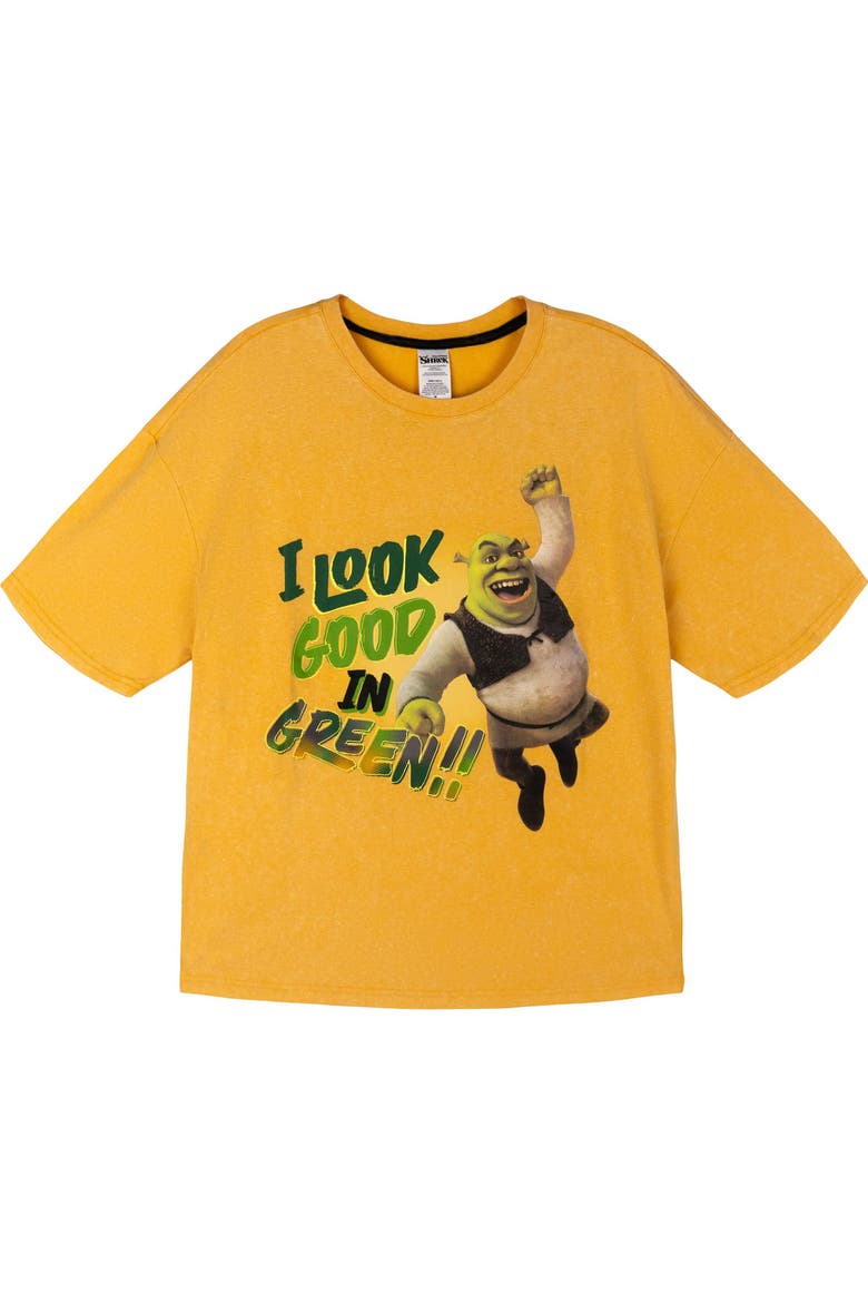 Shrek Short Sleeve T-Shirt, Main, color, Shrek Yellow