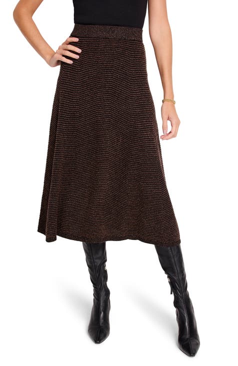 Women s Brown Midi Skirts Nordstrom