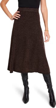 NIC+ZOE Pixel Knit Midi Skirt