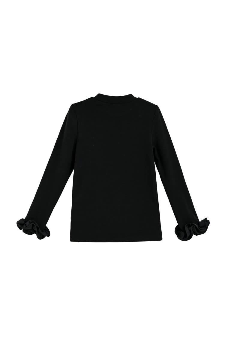 Structured Button-Up Shirt, Alternate, color, Black