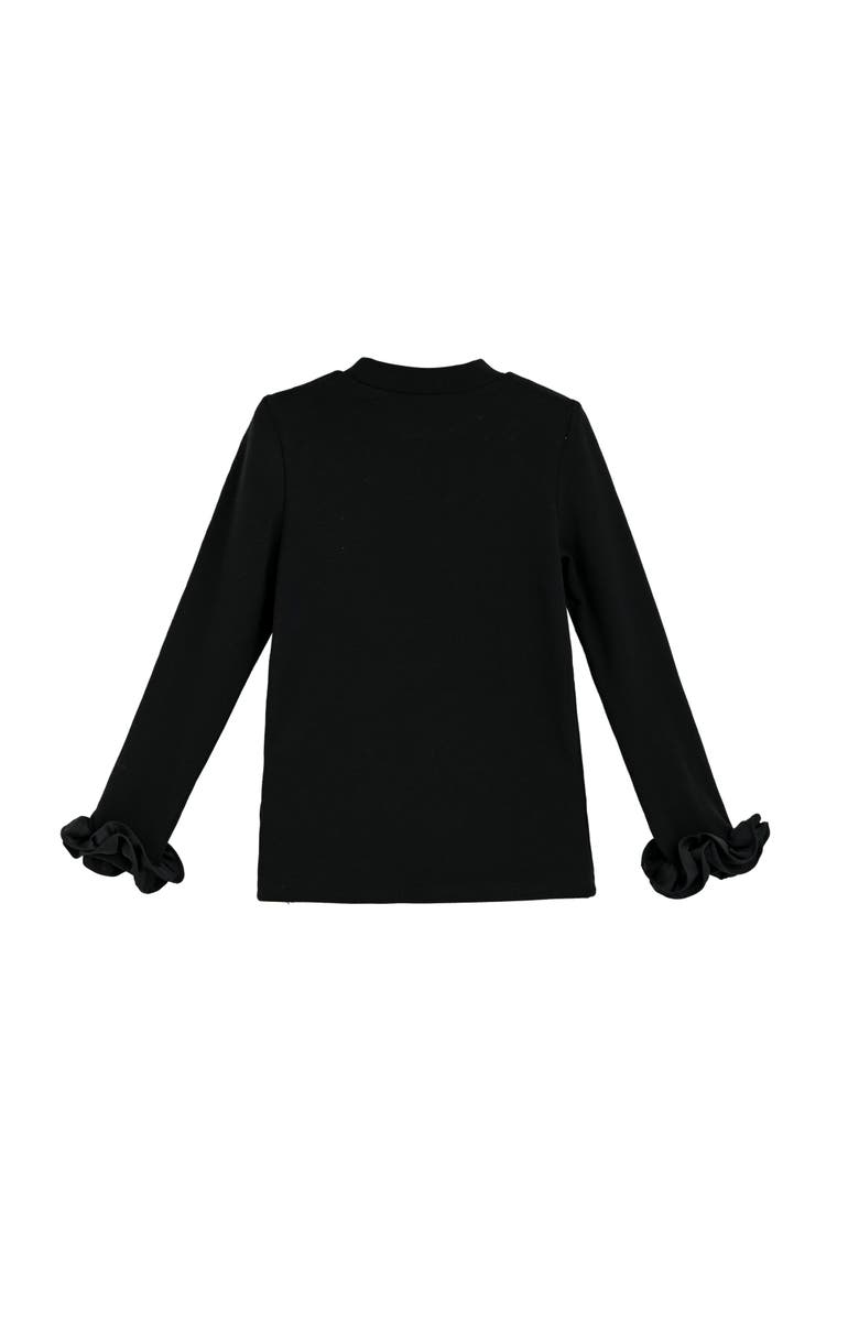 Tulleen Tulle Party Dress, Alternate, color, Black