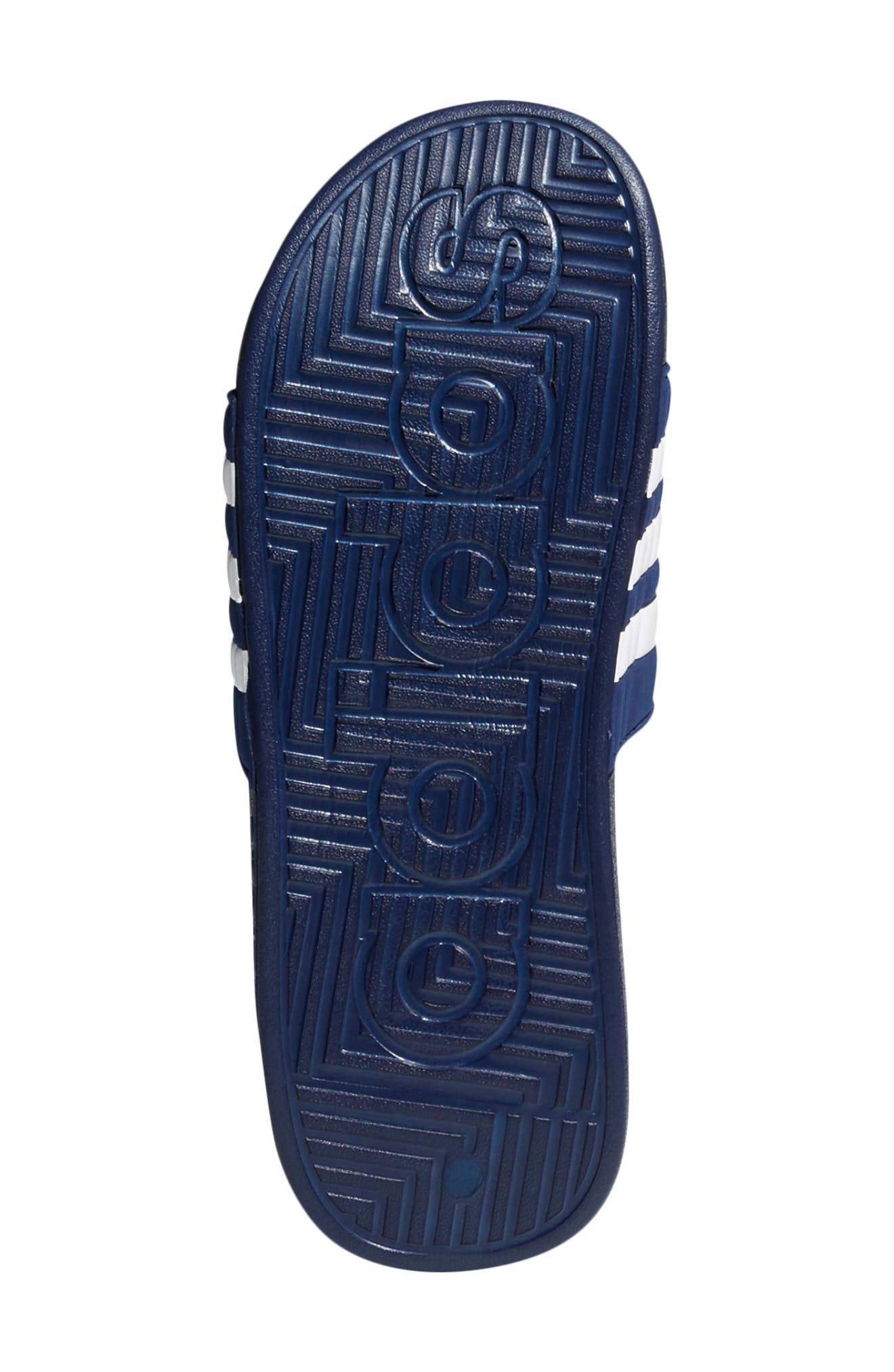 adidas Adissage Sport Slide, Alternate, color, Dark Blue/ White