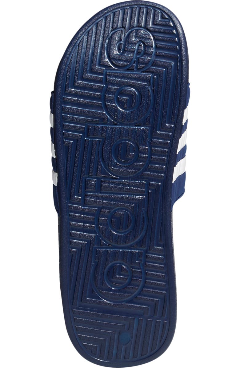 adidas Adissage Sport Slide, Alternate, color, Dark Blue/ White