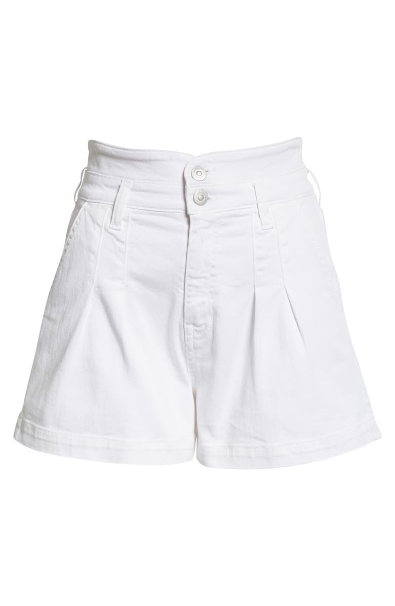 Veronica Beard Jaylen Pleated High Waist Shorts, Alternate, color, 