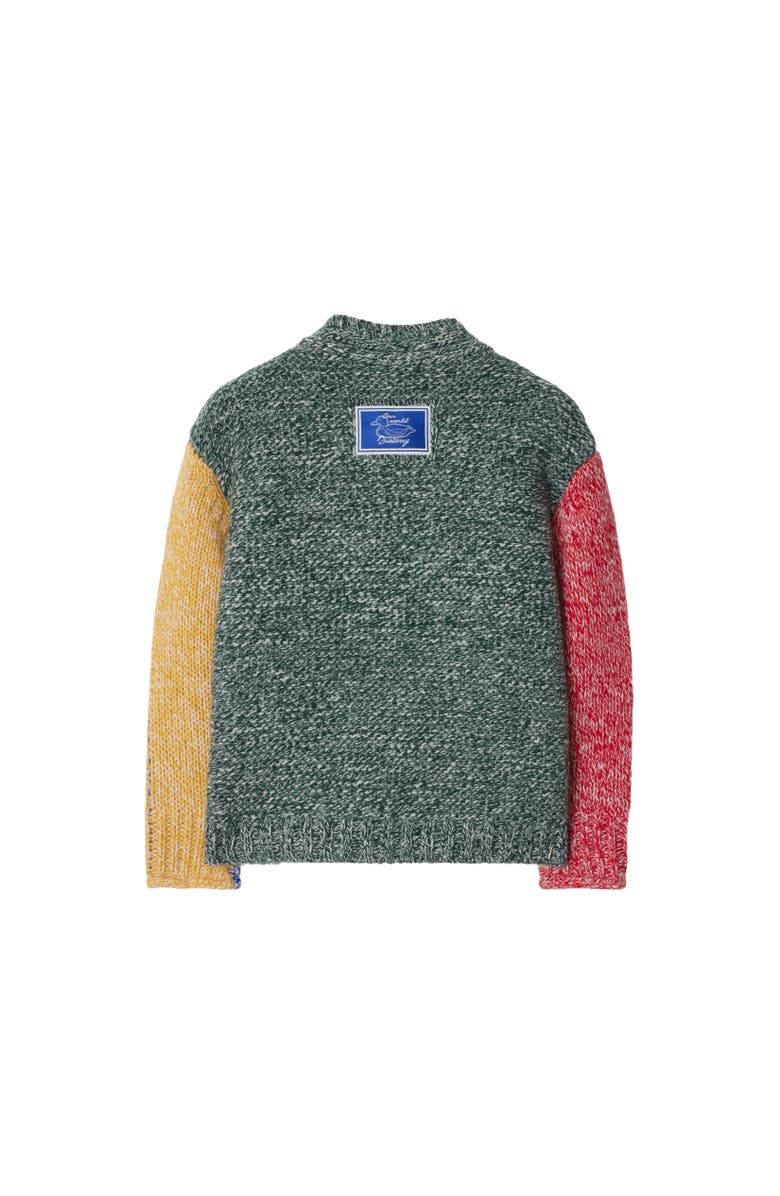 Burberry Colour Block Cashmere Cardigan, Alternate, color,