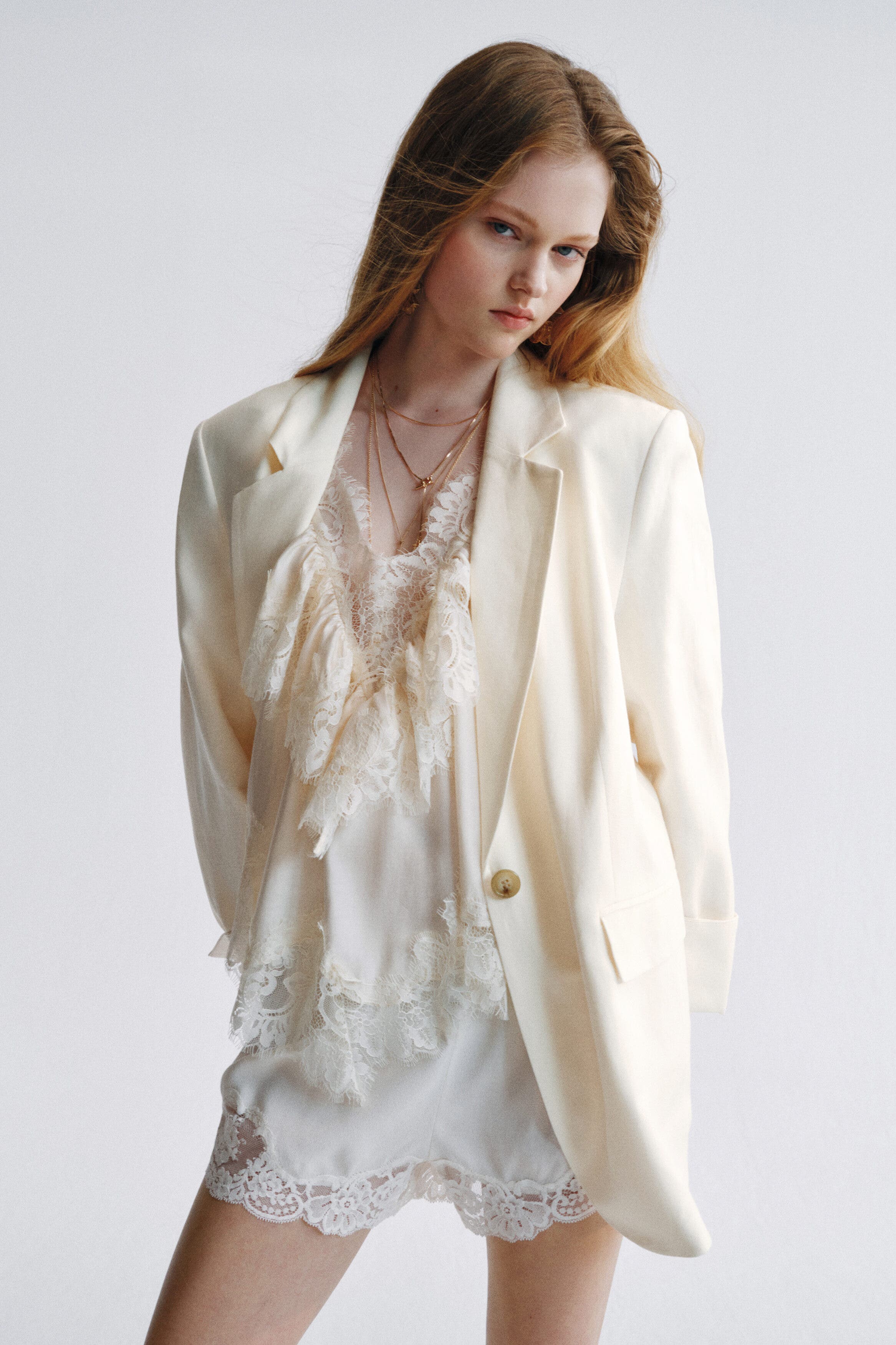 Linen-blend Blazer - image 2