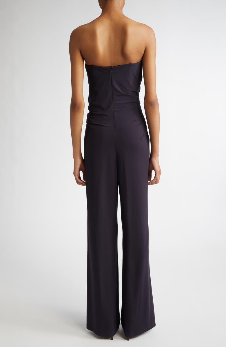 Max Mara Fiero Strapless Stretch Jersey Jumpsuit, Alternate, color,