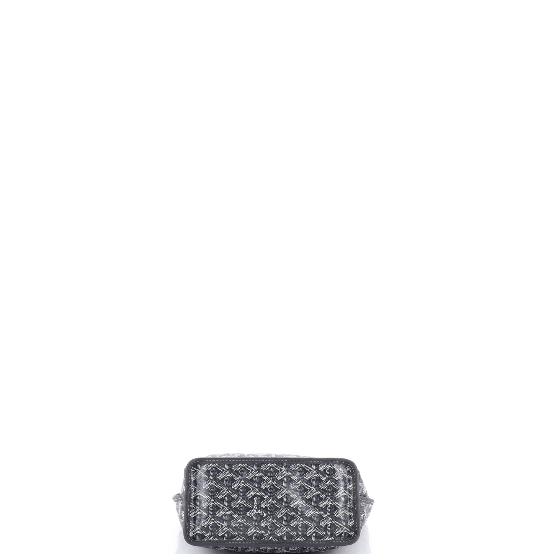 Pre-Owned Goyard Anjou Reversible Tote Coated Canvas Mini, Alternate, color, Gray