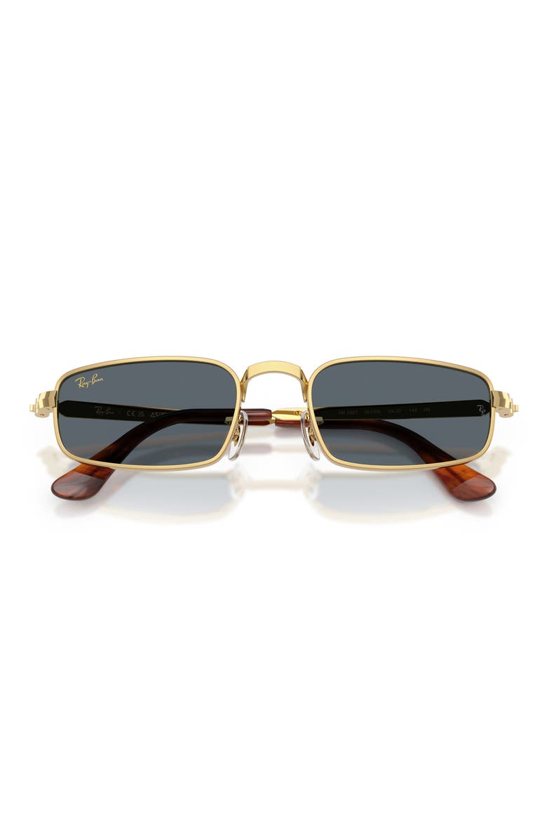 54mm Pillow Sunglasses, Alternate, color, ARISTA / BLUE