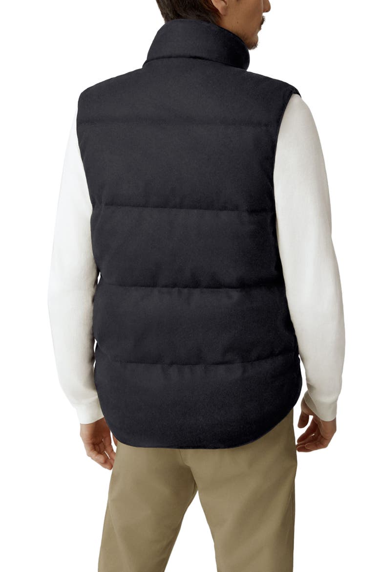 Garson Recycled Wool Blend Down Vest, Alternate, color, ATLANTIC NAVY MELANGE