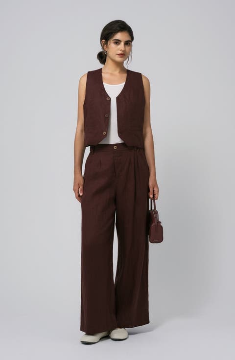 Hemp High Rise Pants