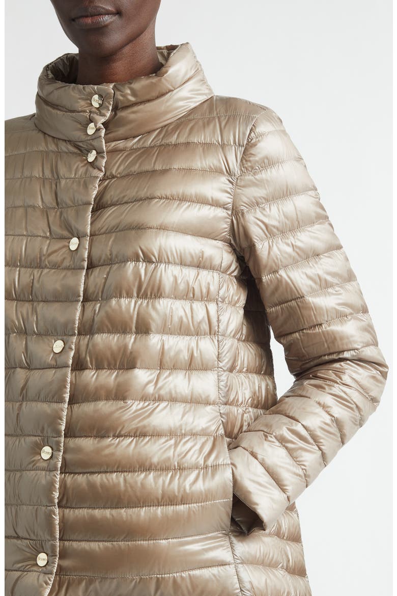 Ultralight Reversible Down Puffer Jacket, Alternate, color, TAUPE TO CHANTILLY