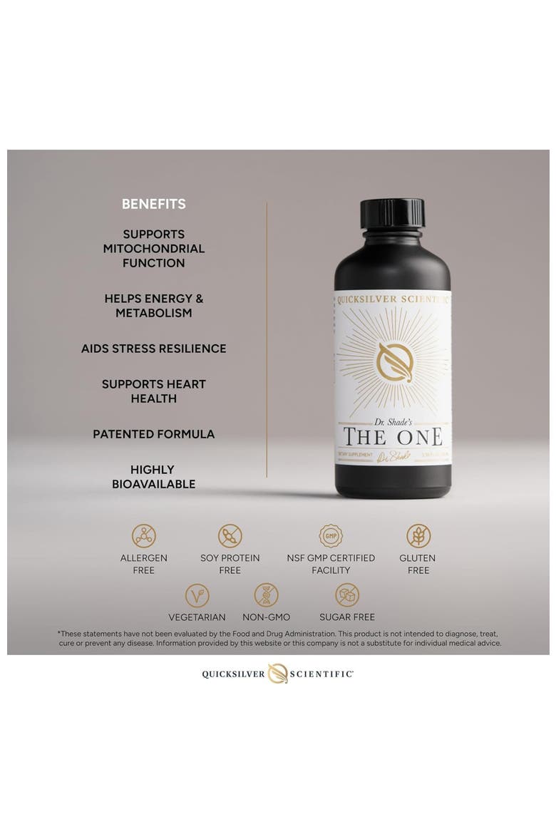 The One Liquid Adaptogenic Supplement with Resveratrol and CoQ10, Alternate, color, None