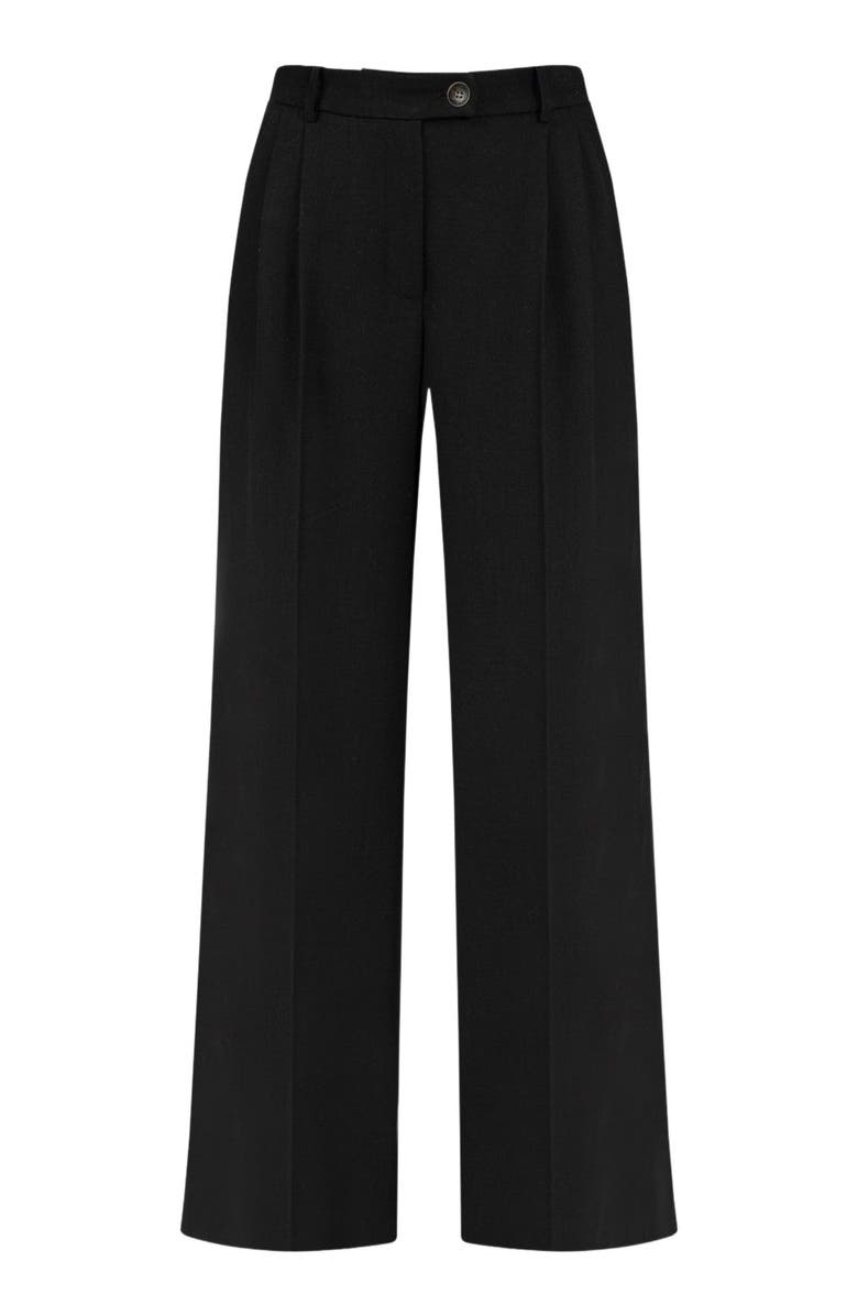 Saint + Sofia Emery Wide Leg Pant, Alternate, color, Black