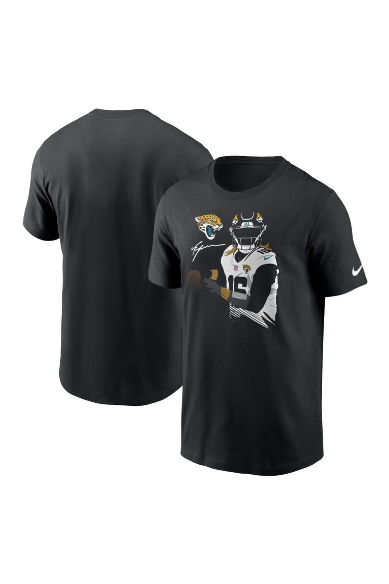 Men's Nike Trevor Lawrence Black Jacksonville Jaguars Player Graphic T-Shirt, Main, color, Black