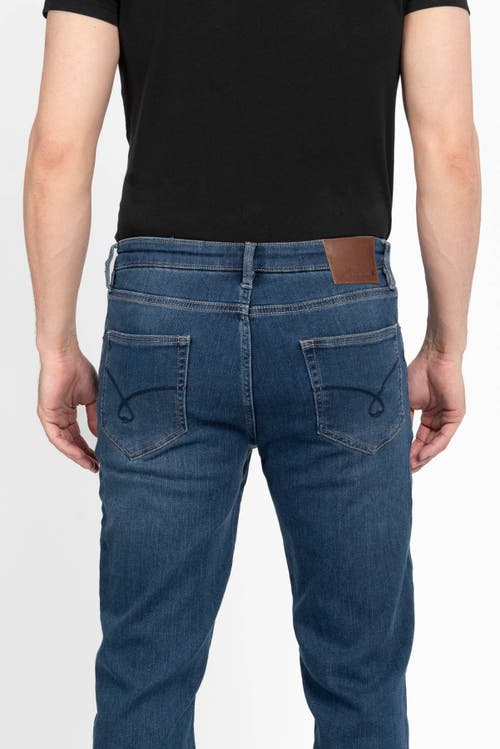 Jack Of Spades High Roller Fit Five Pocket Jeans In Indigo Blend