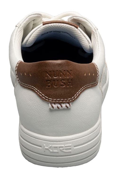 Nunn Bush Kore City Walk Lace-up Sneaker In White