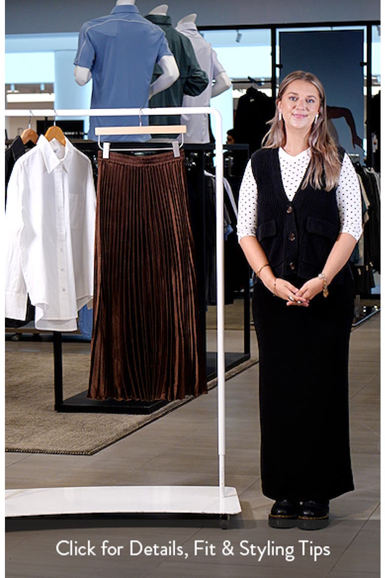 Alias Pleated Maxi Skirt video