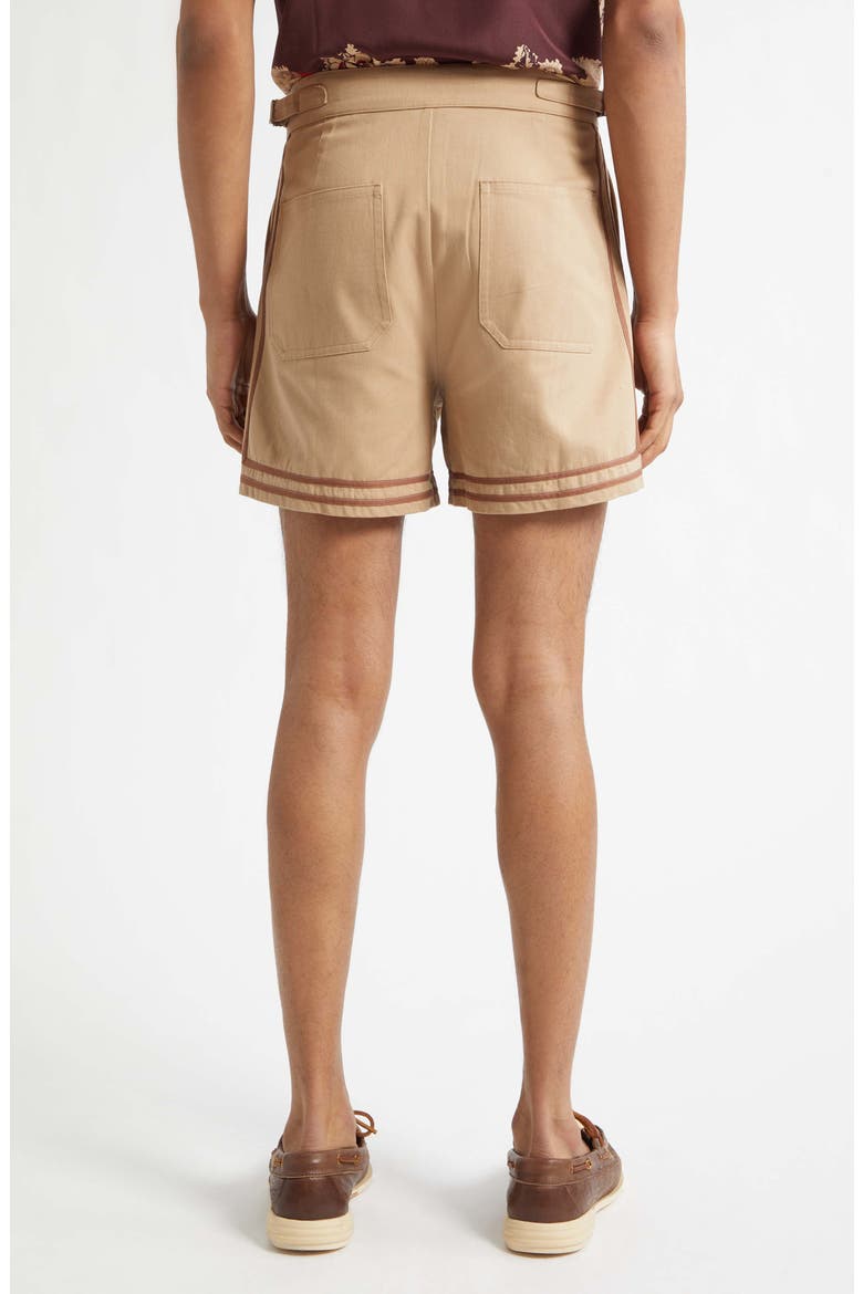 Canteen Cotton Twill Shorts, Alternate, color, KHAKI