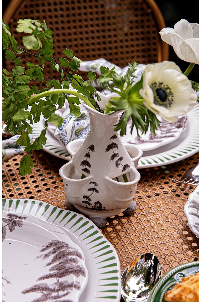 Country Estate 6" Tulip Vase, Alternate, color, FLINT GREY