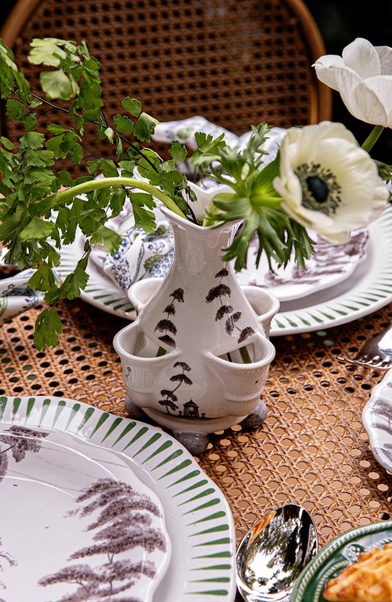 Juliska Country Estate 6" Tulip Vase, Alternate, color, Flint Grey