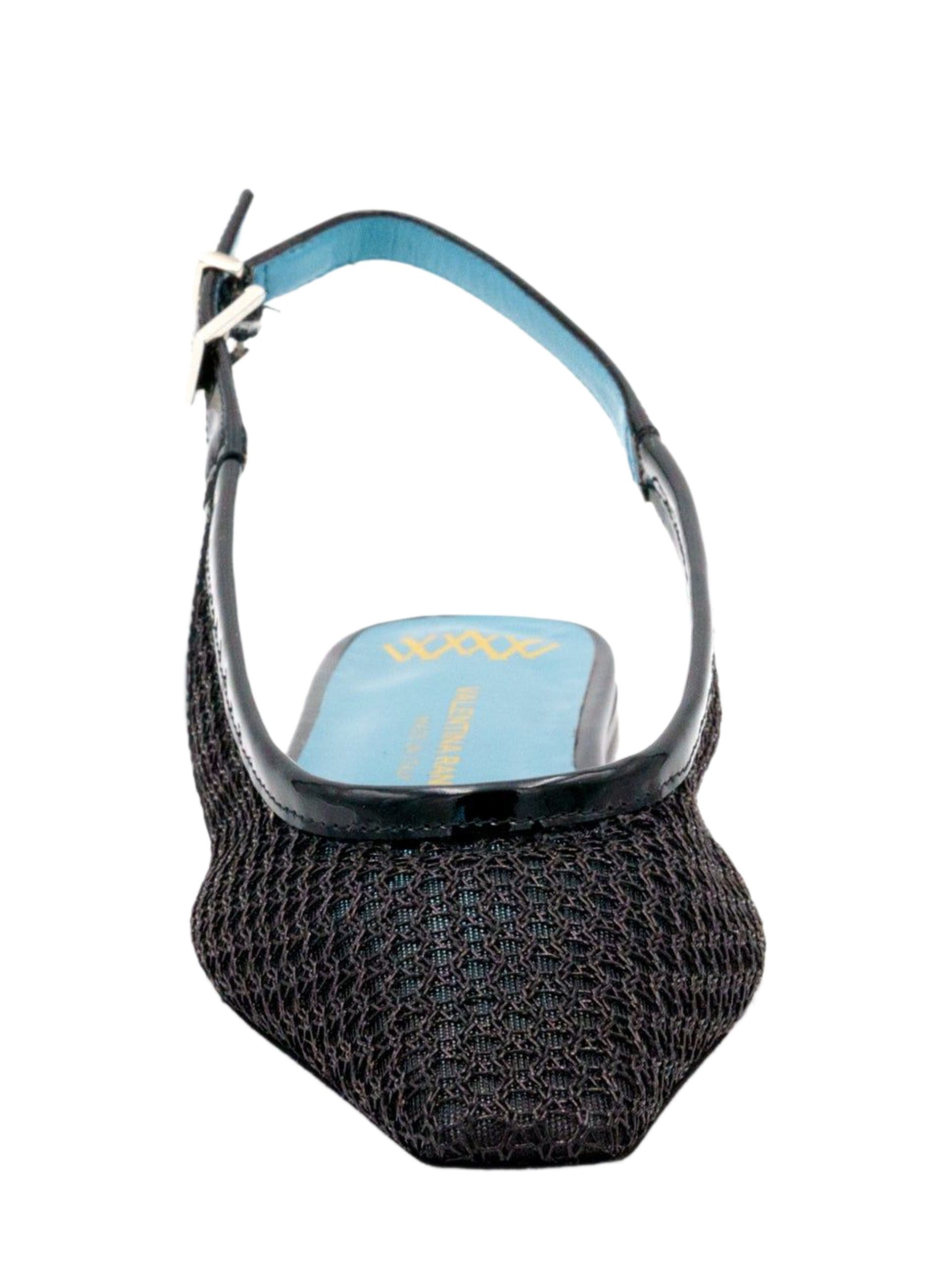 Valentina Rangoni Giulia Sling Bakck Flat, Alternate, color, Black