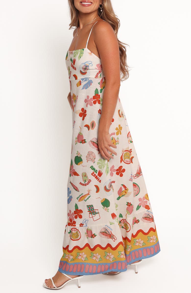 Petal & Pup Else Print Maxi Dress, Alternate, color, Alfresco