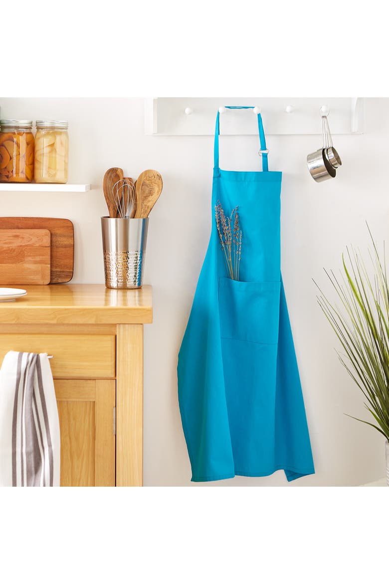 Neon Chino Chef Apron, Alternate, color, Blue