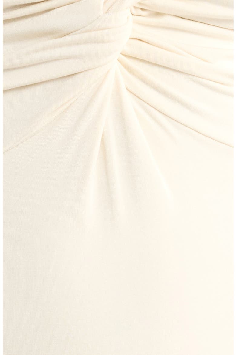 Twist Front Jersey Bodysuit, Alternate, color, ECRU003