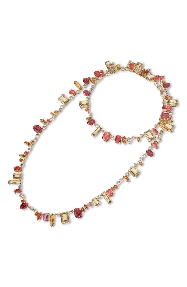 Swarovski Gema Long Crystal Necklace, Main, color, 