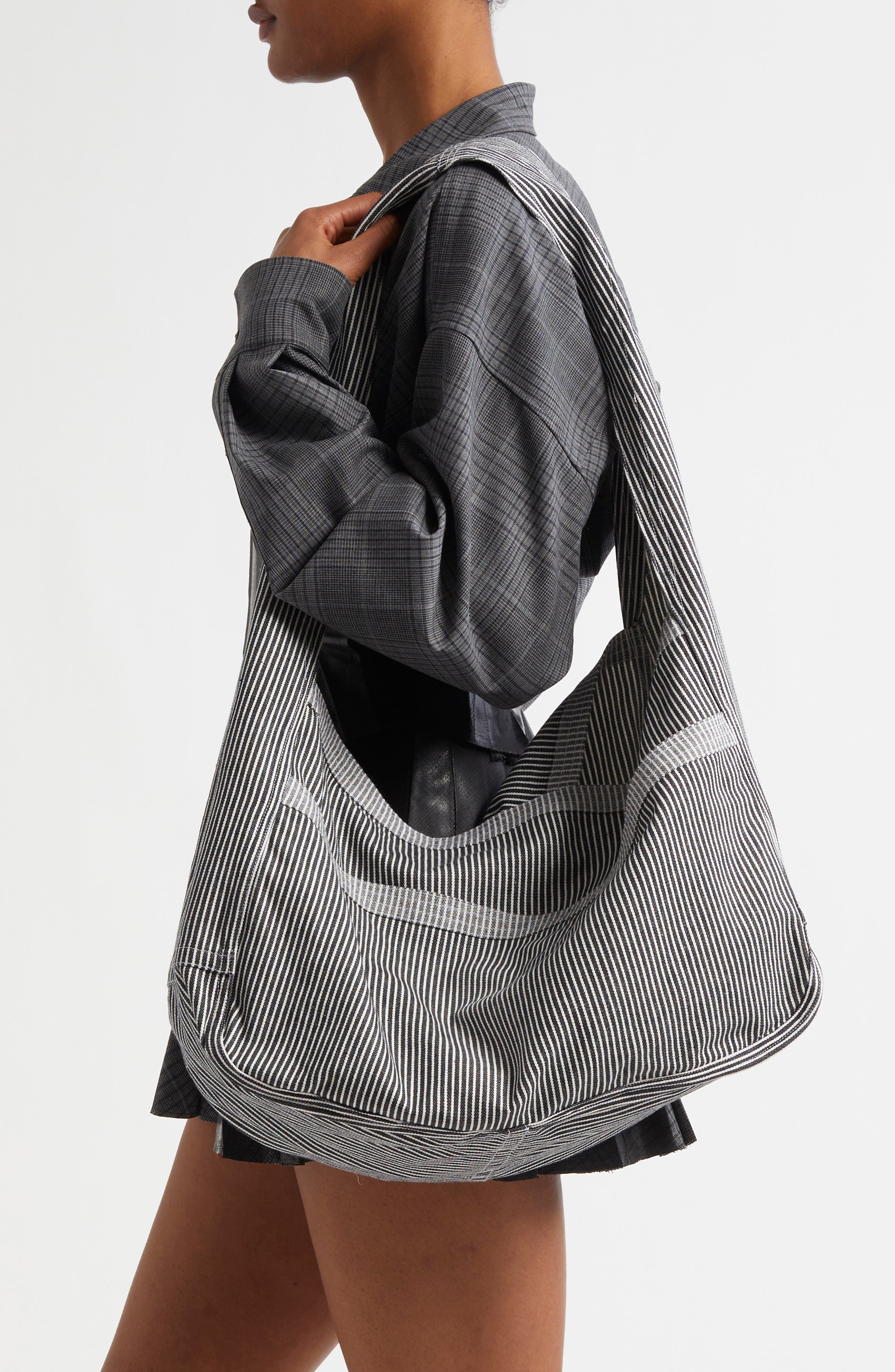 SC103 Cocoon Sac Denim Shoulder Bag, Alternate, color, 