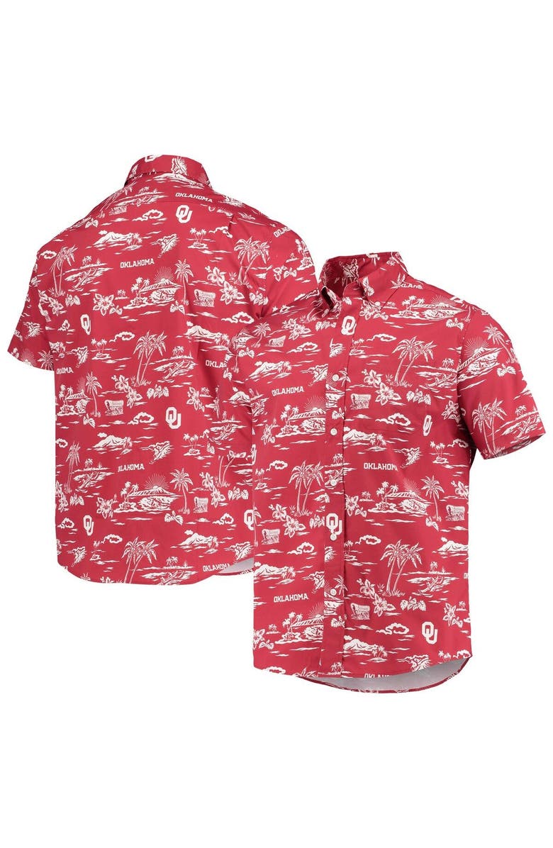 Reyn Spooner Men's Reyn Spooner Crimson Oklahoma Sooners Classic Button-Down Shirt, Main, color, Crimson