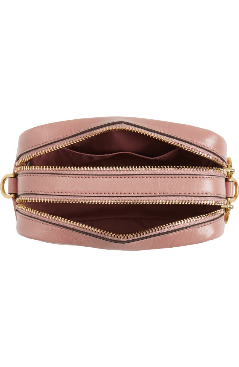 Tory Burch Perry Bombe Glazed Leather Crossbody Bag, Alternate, color,