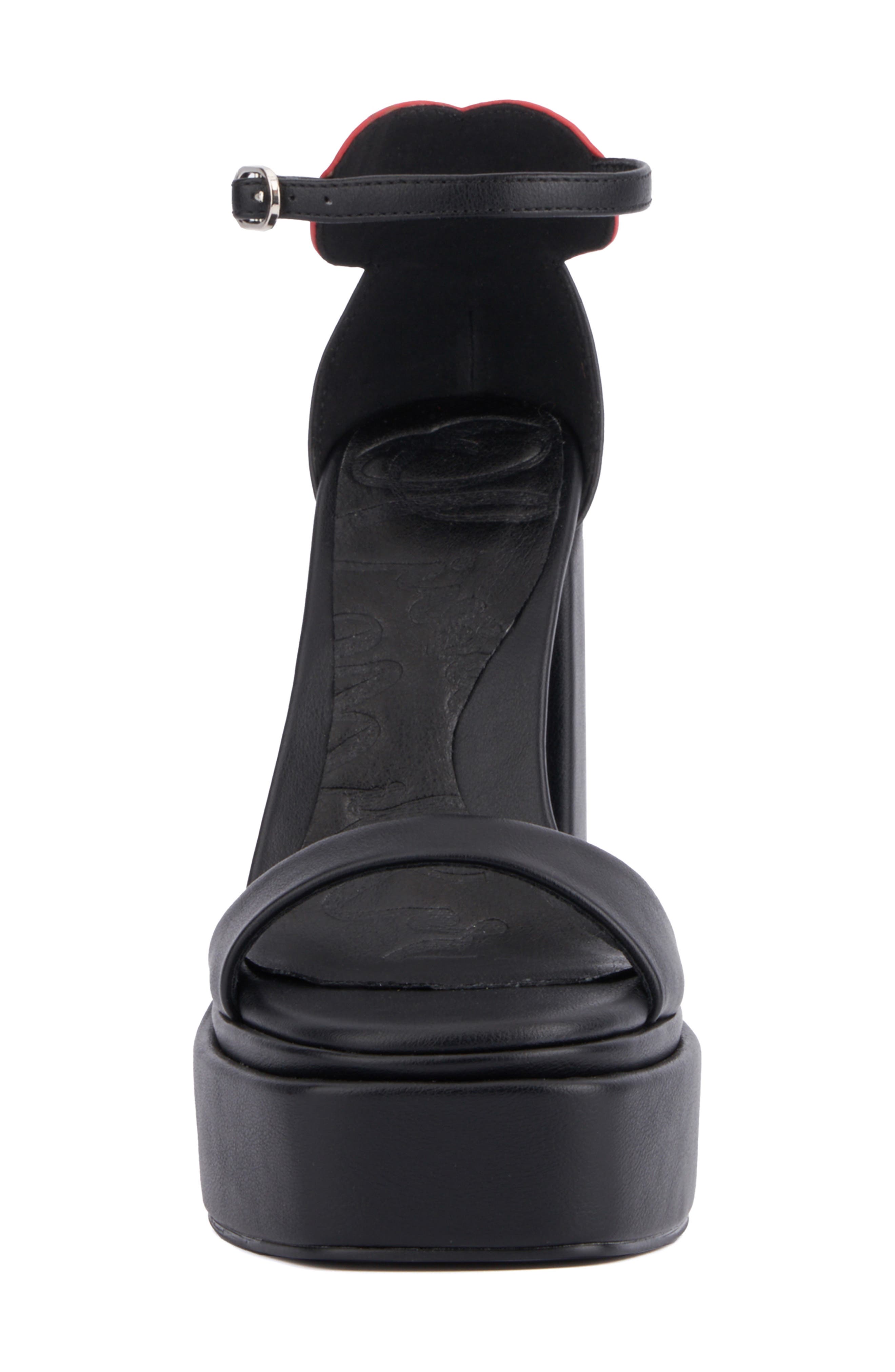 OLIVIA MILLER Amour Platform Sandal, Alternate, color, 