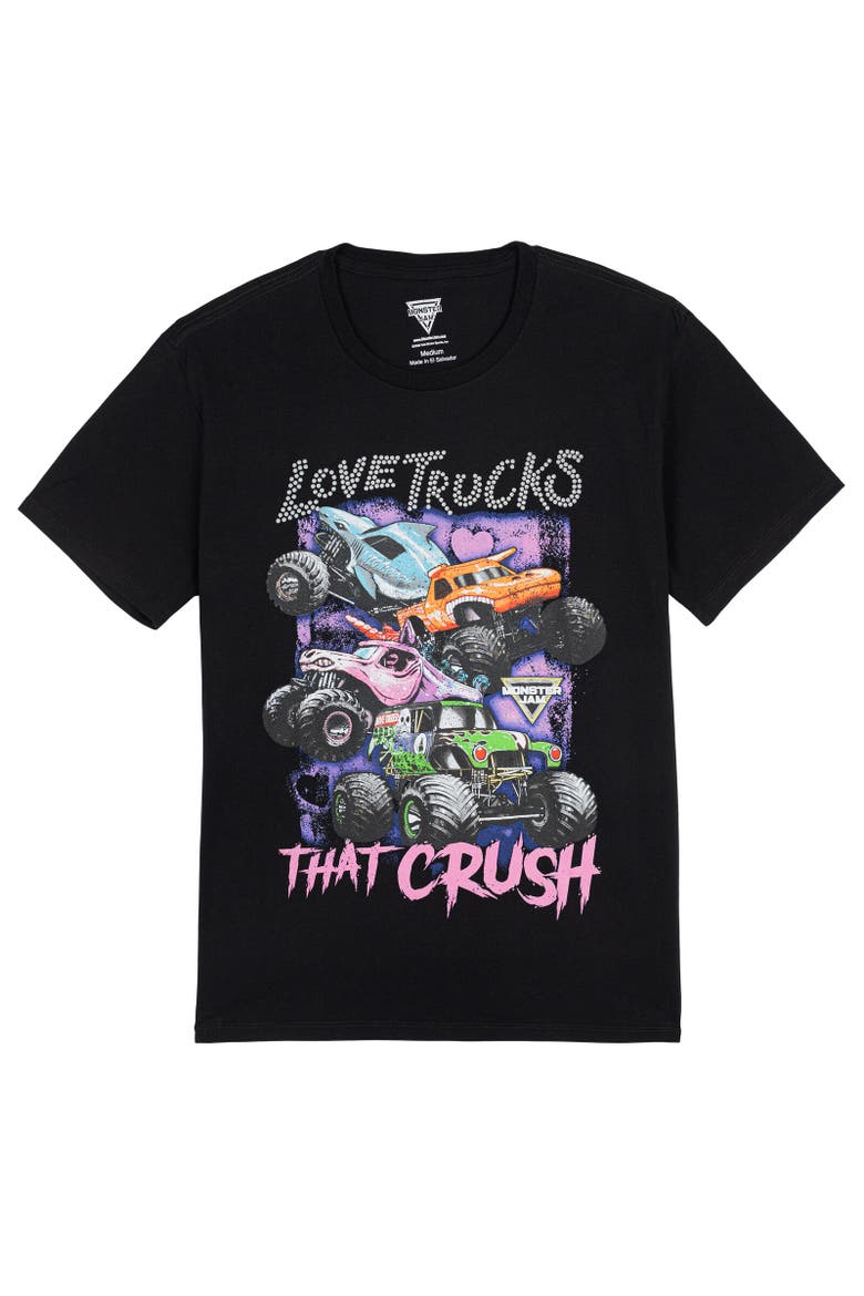 Short Sleeve Graphic T-Shirt, Main, color, Monster Jam Black