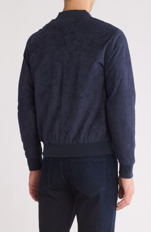 Westzeroone Condor Bomber Jacket In Navy