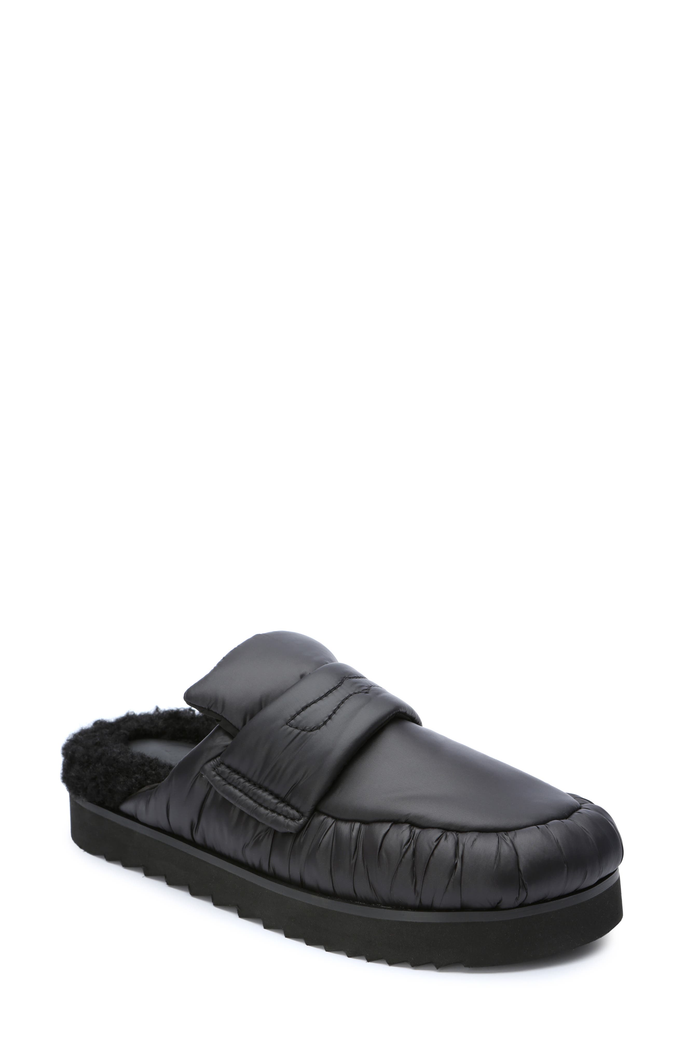 Ash Gong Faux Fur Lined Mule, Main, color, 