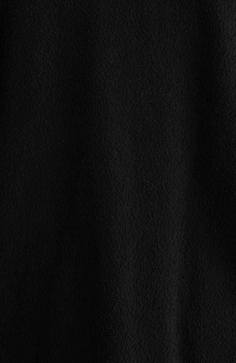 Eileen Fisher V-Neck Snap Front Bouclé Jacket, Alternate, color, Black