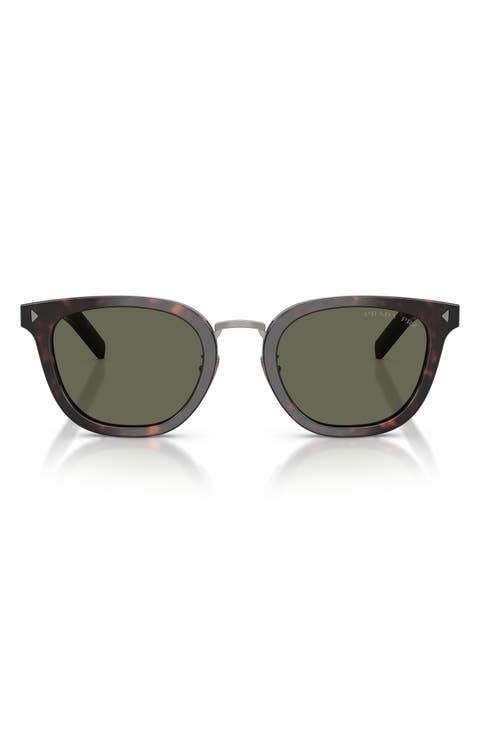 52mm Polarized Cat Eye Sunglasses