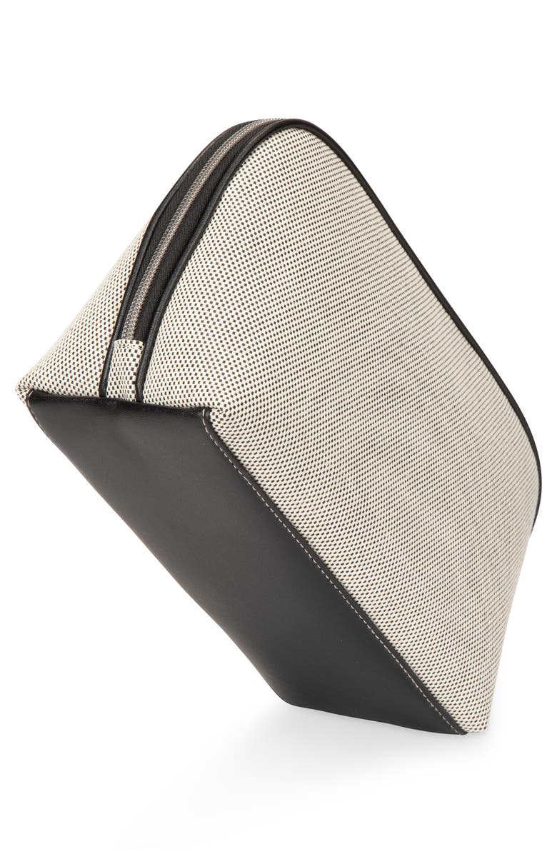 Stephanie Johnson Tropea Onyx Lola Makeup Bag, Alternate, color, Black