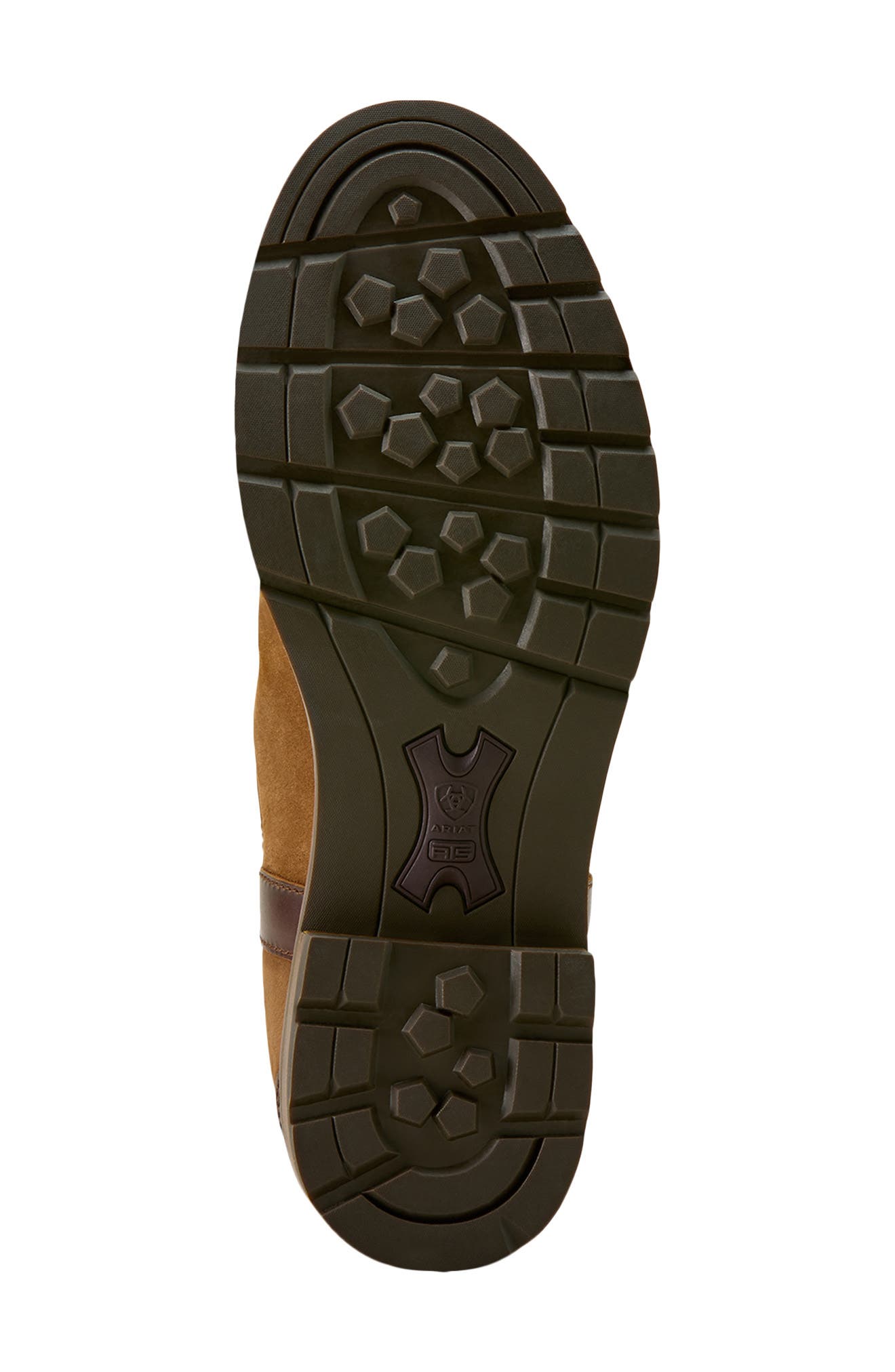 Ariat Wexford Genuine Shearling Waterproof Chelsea Boot, Alternate, color, Amber Brown