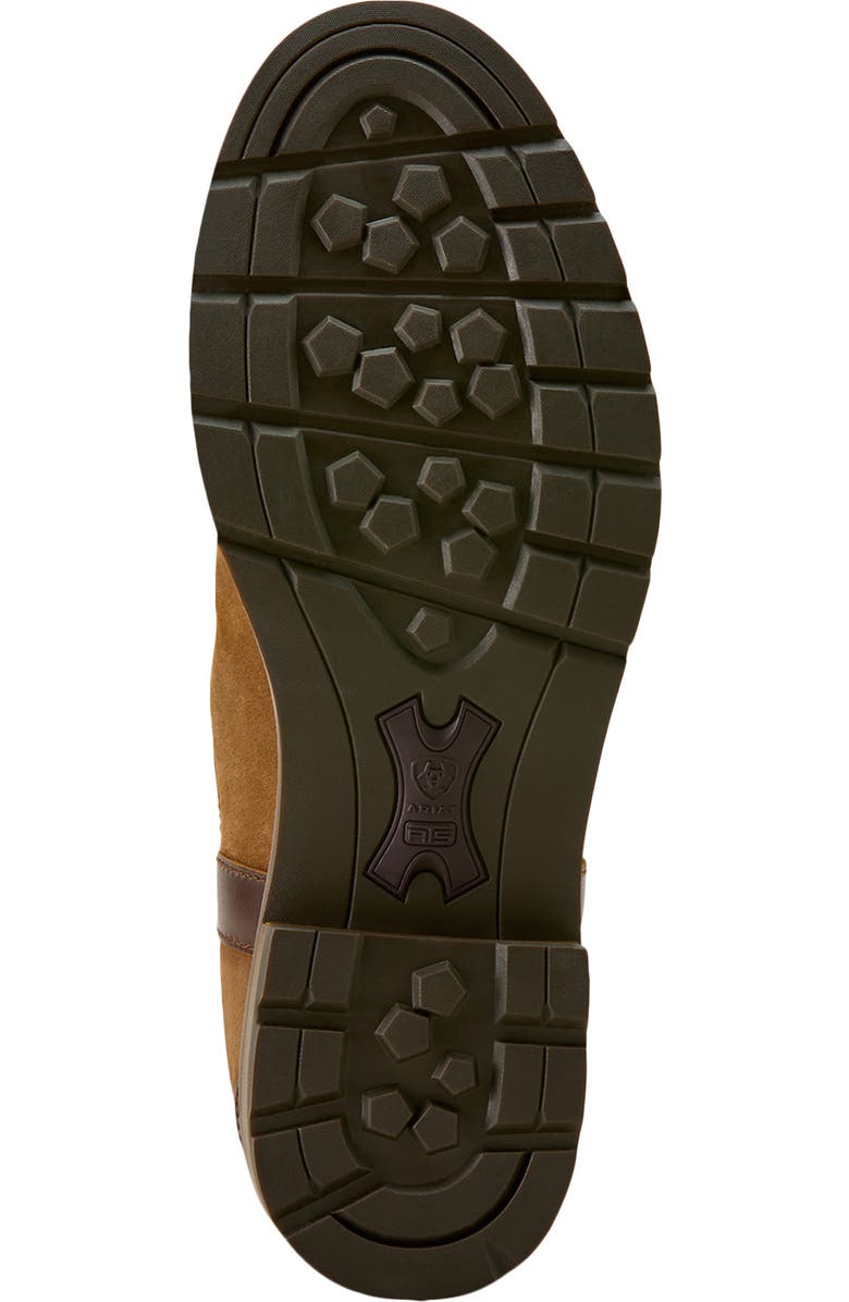 Ariat Wexford Genuine Shearling Waterproof Chelsea Boot, Alternate, color, Amber Brown