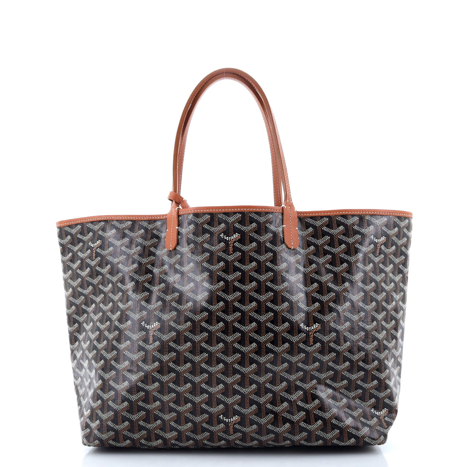 Pre-Owned Goyard Saint Louis Tote Coated Canvas PM, Alternate, color, 
