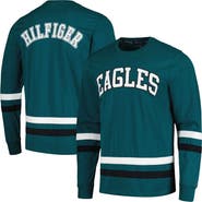Tommy Hilfiger Men's Tommy Hilfiger Midnight Green/Black Philadelphia Eagles Nolan Long Sleeve T-Shirt