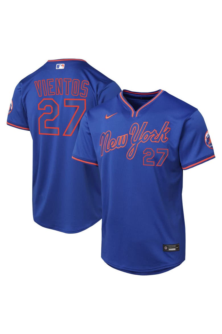 Youth Nike Mark Vientos Royal New York Mets Alternate 2 Limited Jersey, Main, color, Royal