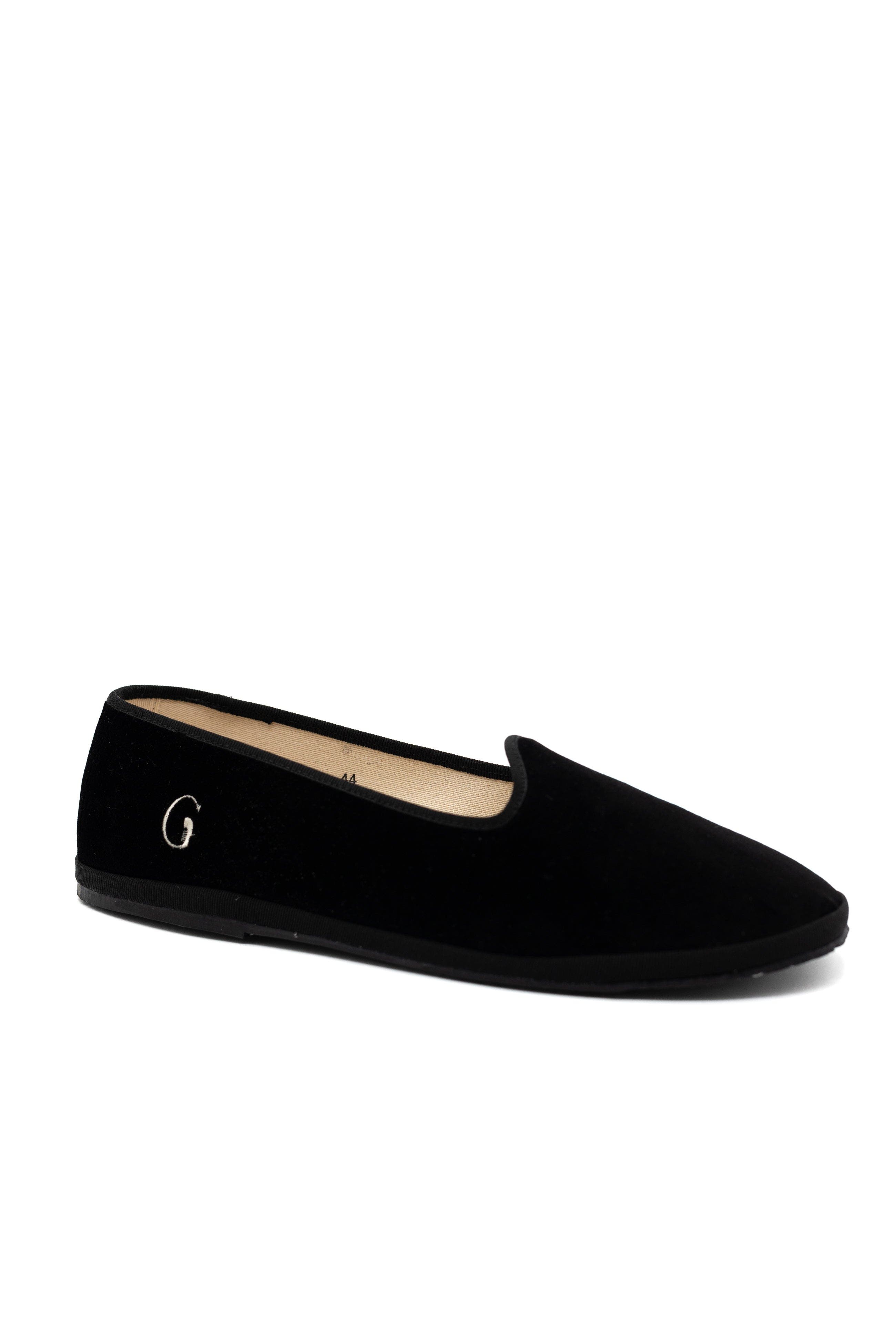 Gondolina Shoes Venetian Slippers, Main, color, Pellestrina Black