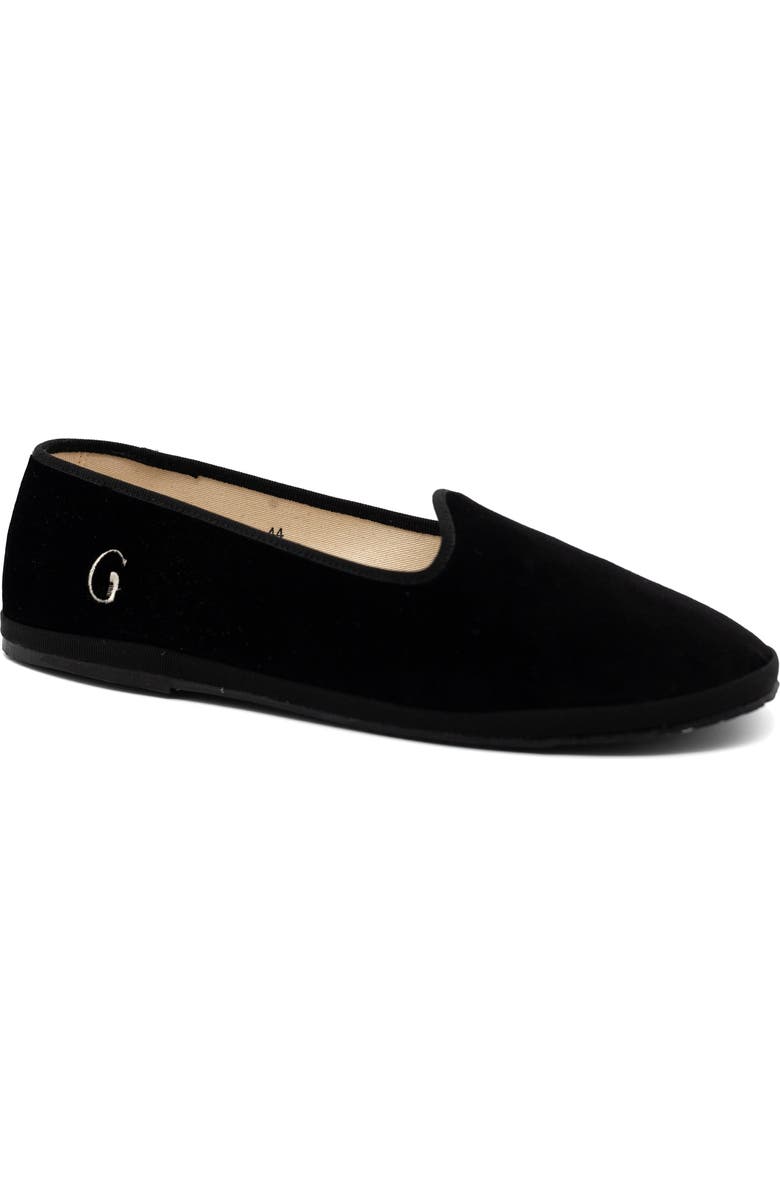 Gondolina Shoes Venetian Slippers, Main, color, Pellestrina Black