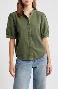 rag & bone Jordan Ultra Featherweight Short Sleeve Button-Up Shirt