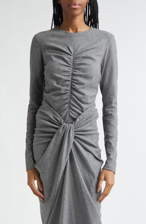 Jeldia Twisted Front Midi Skirt